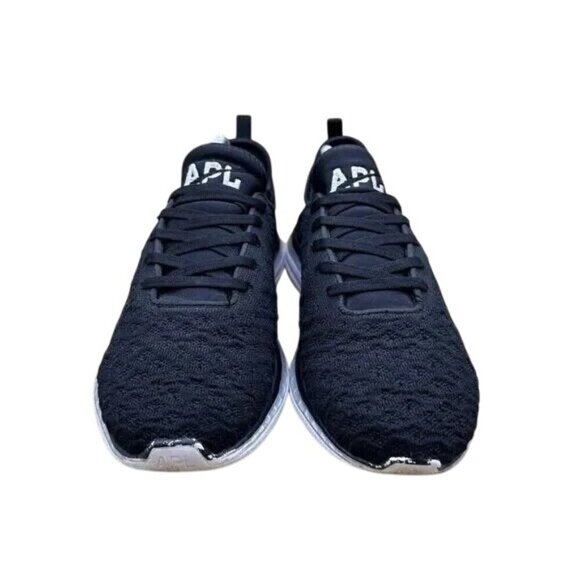 APL Techloom Phantom Black Knit Sneakers - Picture 2 of 6